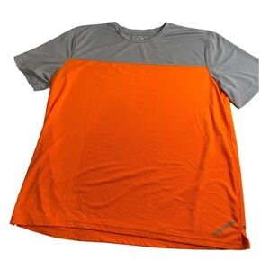 XPBX PRO Mens T-shirt Orange/Gray  size XXL